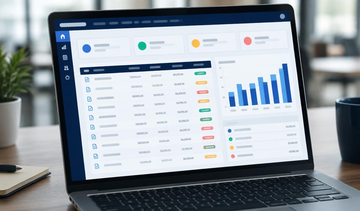 Dashboard zur Automatisierung von Zahlungserinnerungen für Geschäftskunden